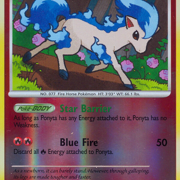 Ponyta Pokemon Kaart