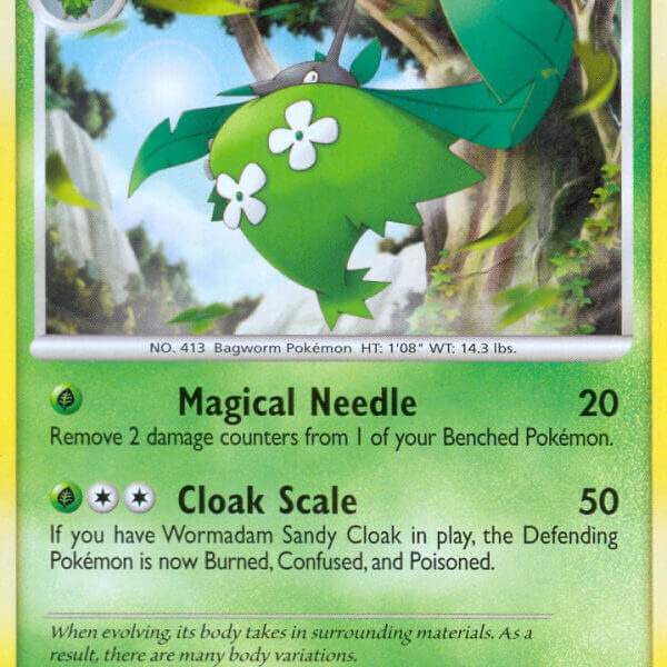Wormadam Plant Cloak Pokemon Kaart