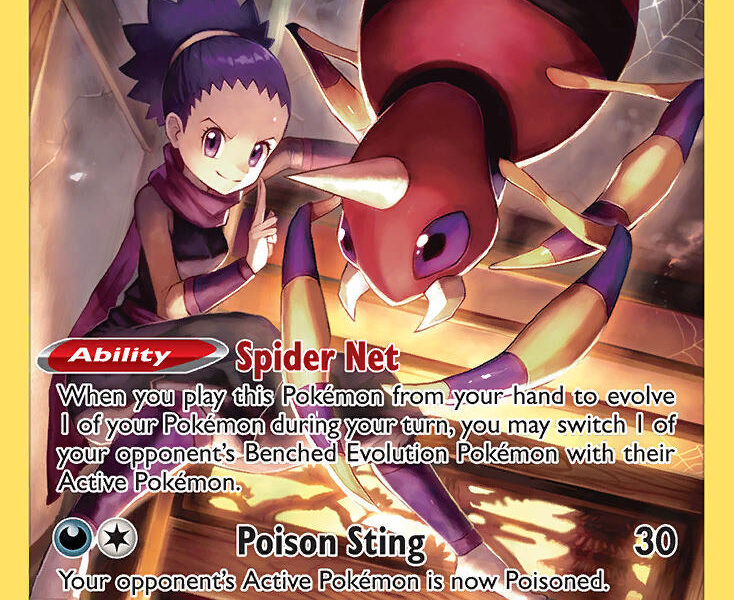 Ariados Pokemon Kaart