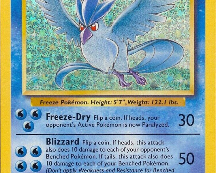 Articuno Pokemon Kaart