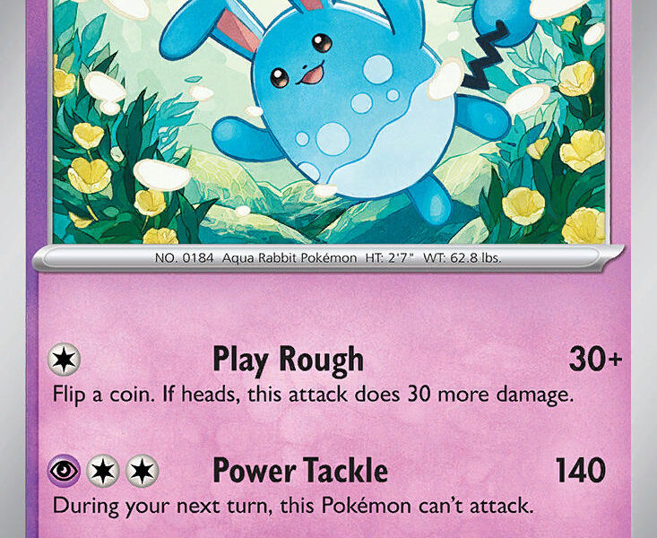Azumarill Pokemon Kaart