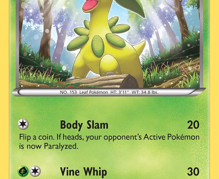 Bayleef Pokemon Kaart