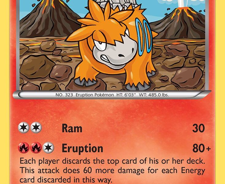 Camerupt Pokemon Kaart