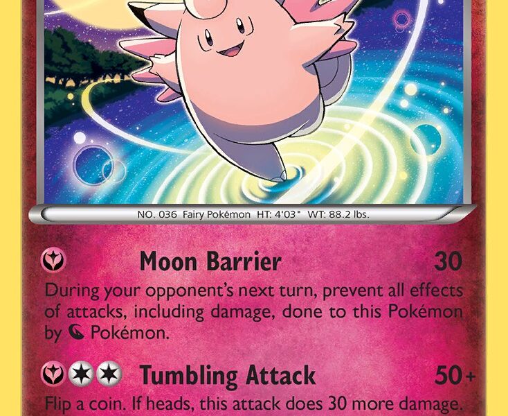 Clefable Pokemon Kaart