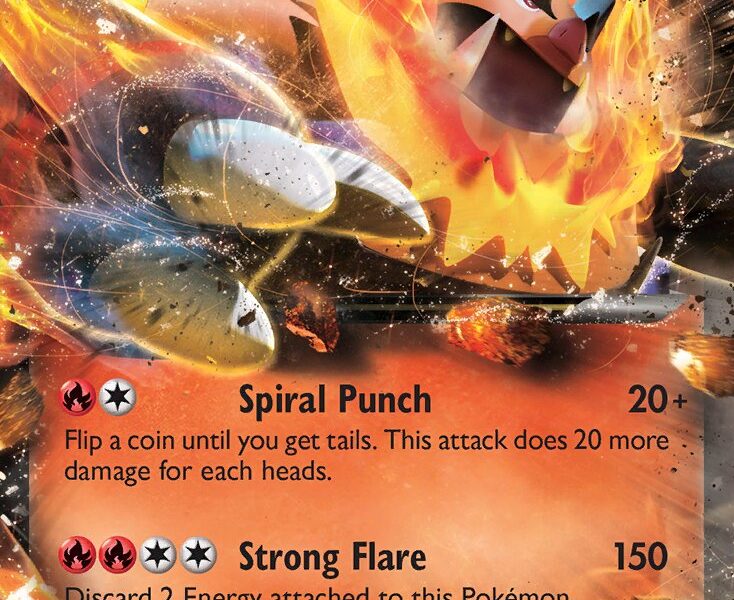 Emboar-EX Pokemon Kaart