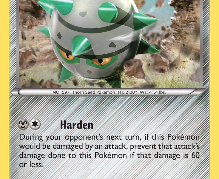 Ferroseed Pokemon Kaart
