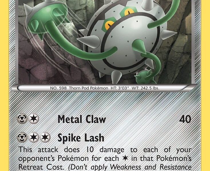 Ferrothorn Pokemon Kaart