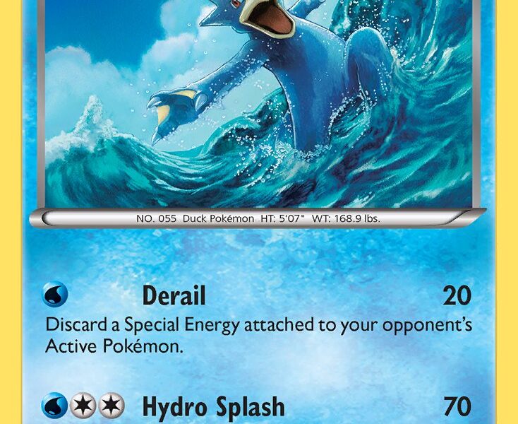 Golduck Pokemon Kaart