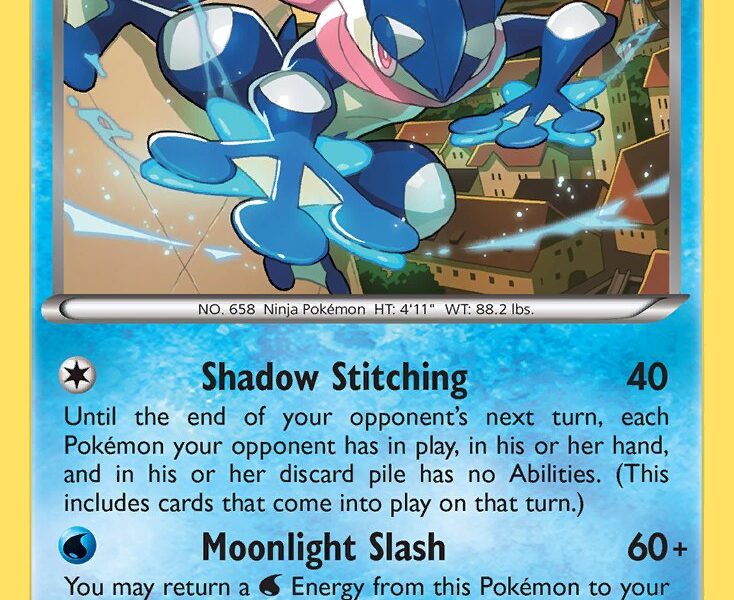 Greninja Pokemon Kaart