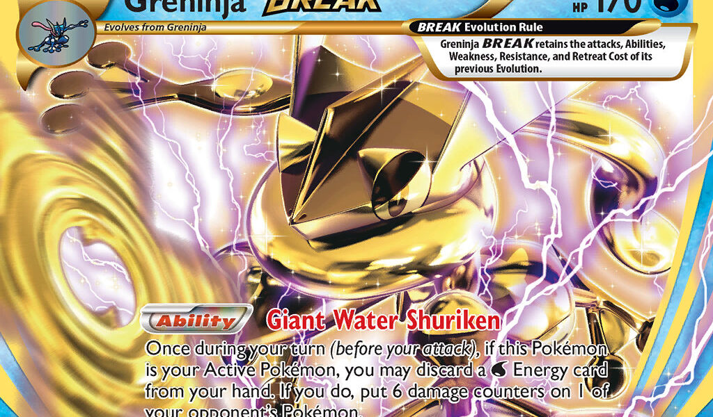 Greninja BREAK Pokemon Kaart