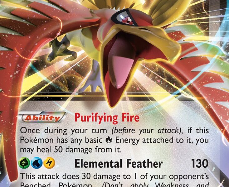 Ho-Oh-EX Pokemon Kaart