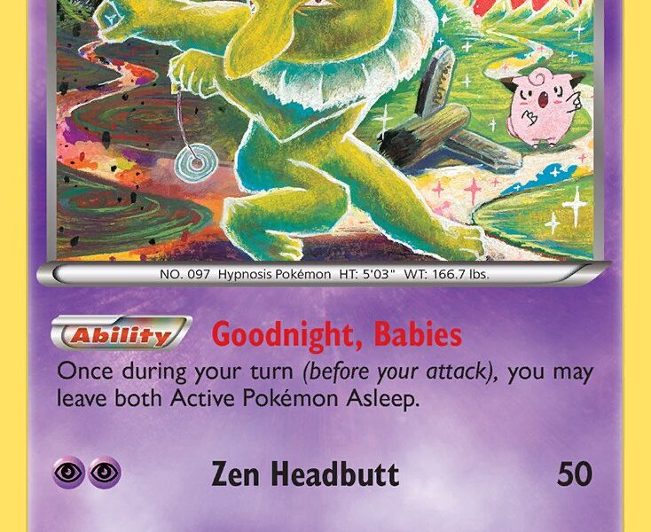 Hypno Pokemon Kaart