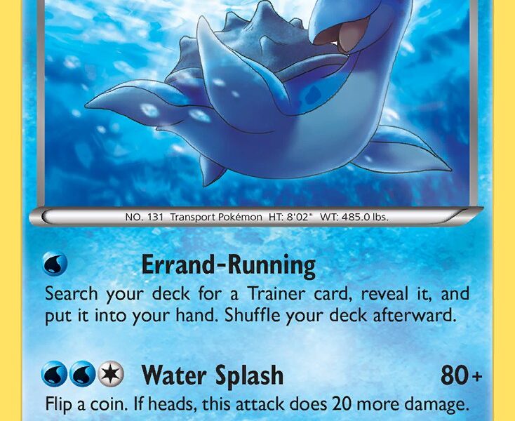 Lapras Pokemon Kaart