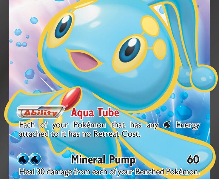 Manaphy-EX Pokemon Kaart