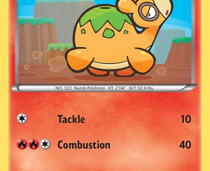 Numel Pokemon Kaart