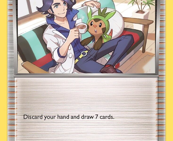 Professor Sycamore Pokemon Kaart
