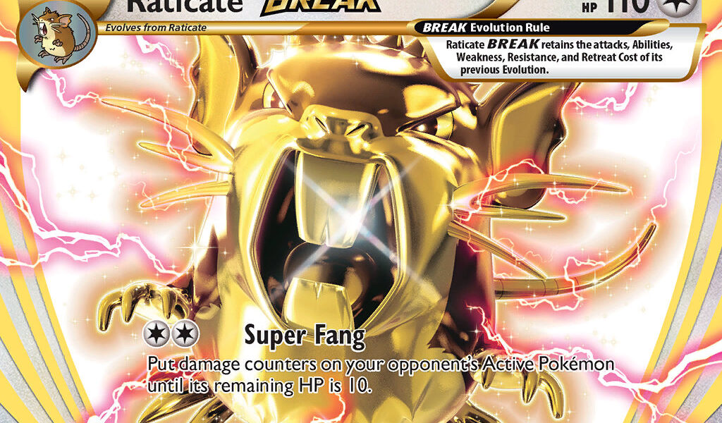 Raticate BREAK Pokemon Kaart
