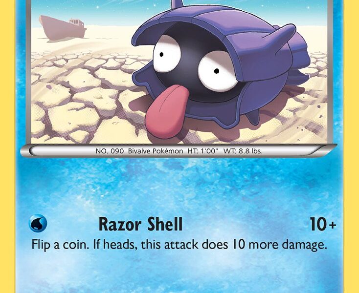 Shellder Pokemon Kaart