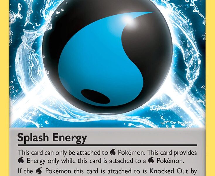 Splash Energy Pokemon Kaart