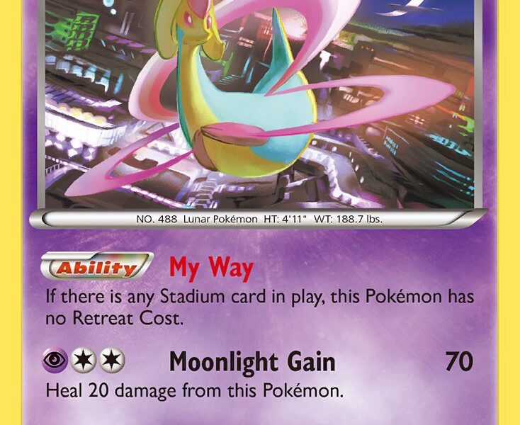 Cresselia Pokemon Kaart