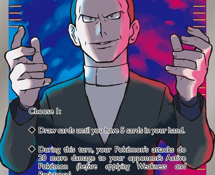 Giovanni’s Scheme Pokemon Kaart