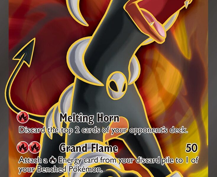 Houndoom-EX Pokemon Kaart