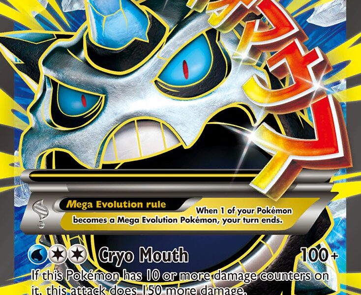 M Glalie-EX Pokemon Kaart