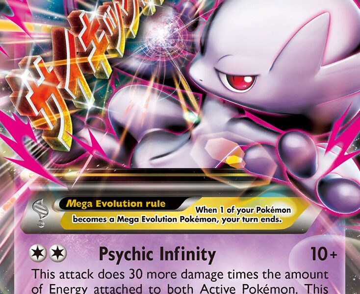 M Mewtwo-EX Pokemon Kaart