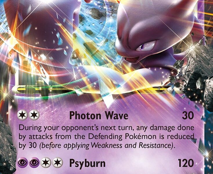 Mewtwo-EX Pokemon Kaart