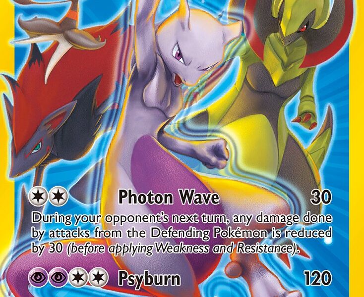 Mewtwo-EX Pokemon Kaart