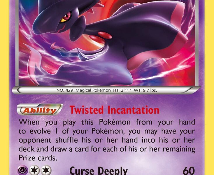 Mismagius Pokemon Kaart