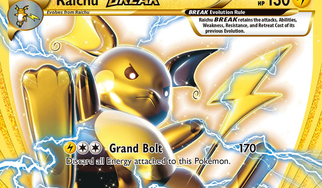 Raichu BREAK Pokemon Kaart