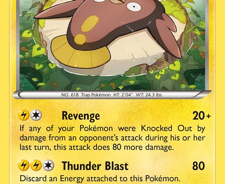 Stunfisk Pokemon Kaart