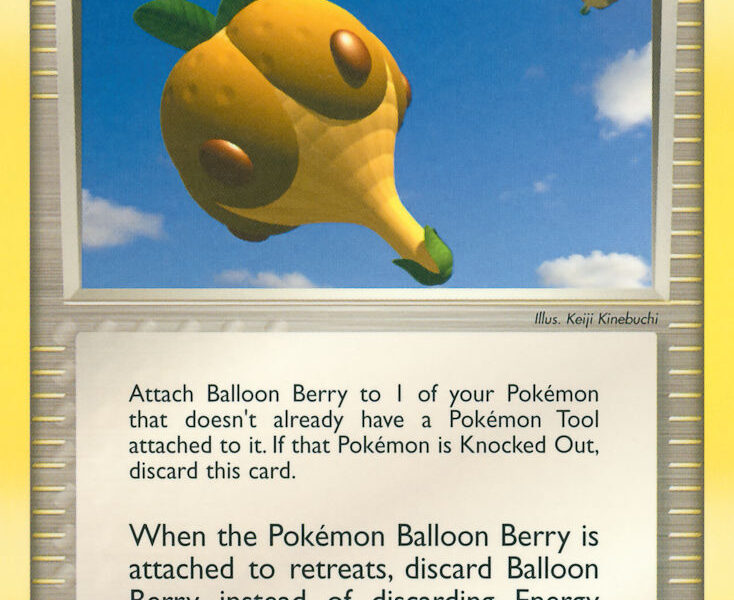 Balloon Berry Pokemon Kaart