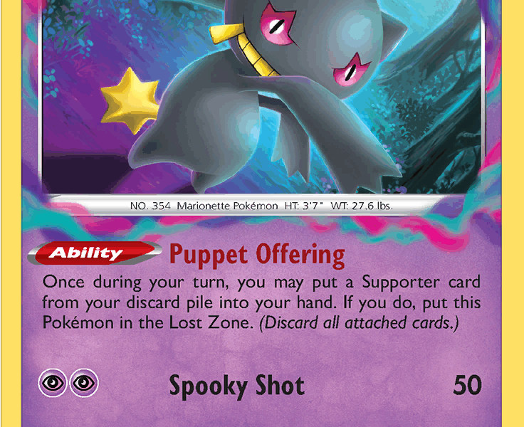 Banette Pokemon Kaart
