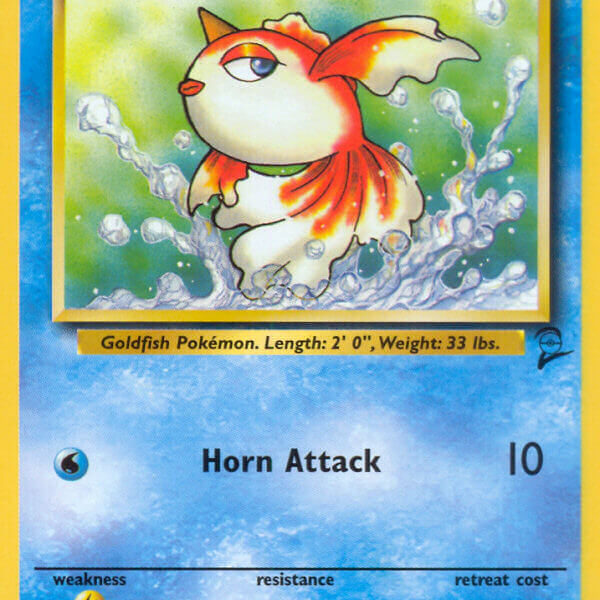 Goldeen Pokemon Kaart
