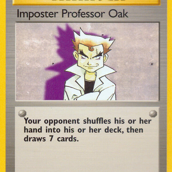 Imposter Professor Oak Pokemon Kaart