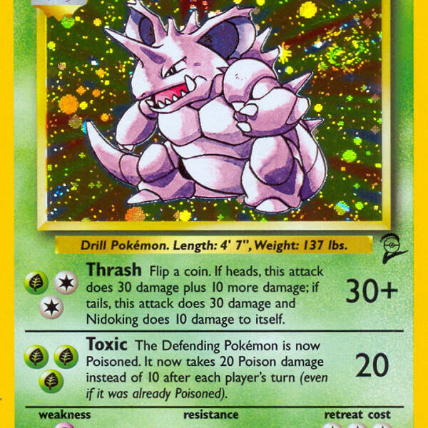 Nidoking Pokemon Kaart