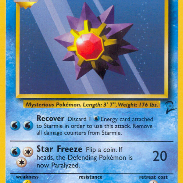 Starmie Pokemon Kaart