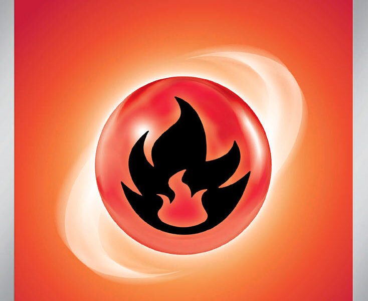 Basic {R} Energy Pokemon Kaart