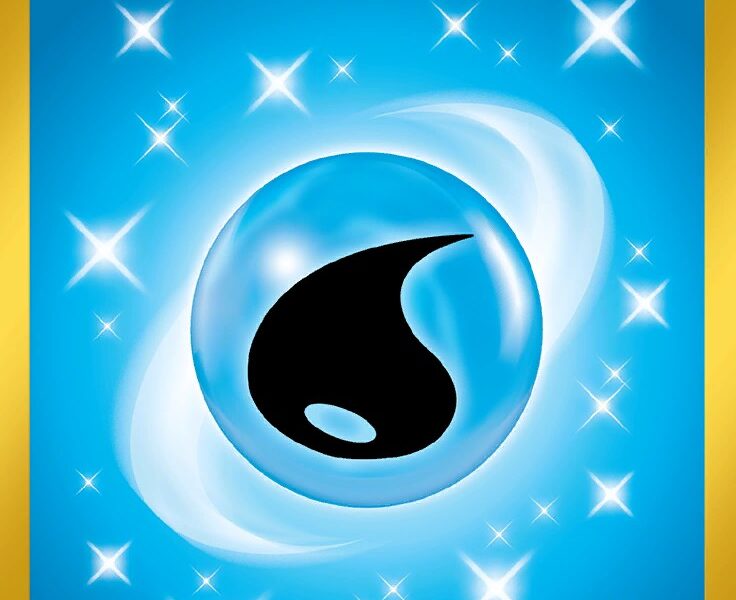 Basic Water Energy Pokemon Kaart