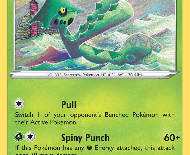 Cacturne Pokemon Kaart