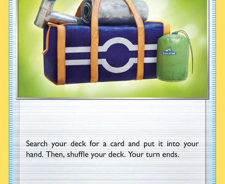 Camping Gear Pokemon Kaart