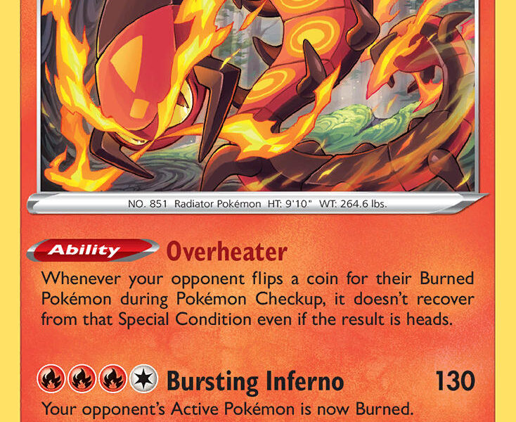 Centiskorch Pokemon Kaart