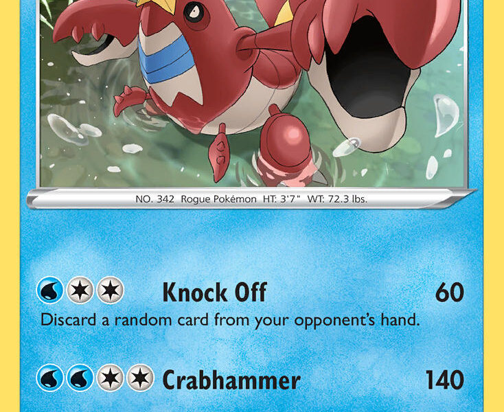 Crawdaunt Pokemon Kaart