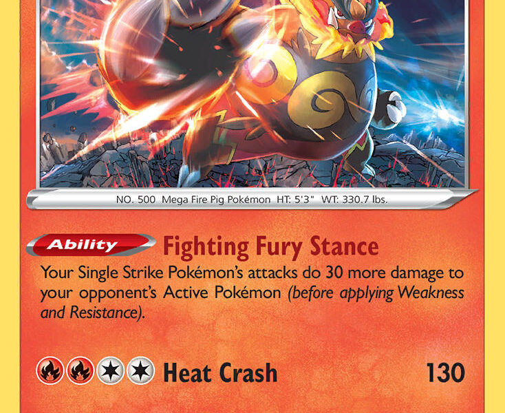 Emboar Pokemon Kaart