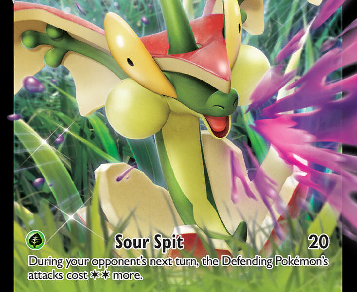 Flapple V Pokemon Kaart