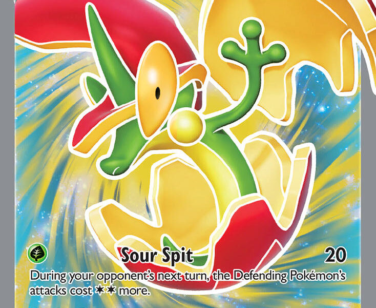 Flapple V Pokemon Kaart