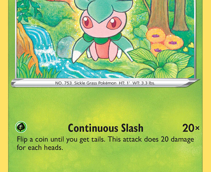 Fomantis Pokemon Kaart