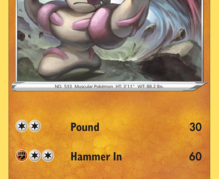 Gurdurr Pokemon Kaart